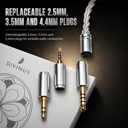 Divinus - ARUM EUN 7N OCC Silver-Plated 8-Core IEM Upgrade Cable