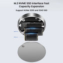 EAGET - SE880 M.2 NVMe SSD Enclosure Upto 4TB Capacity - 8