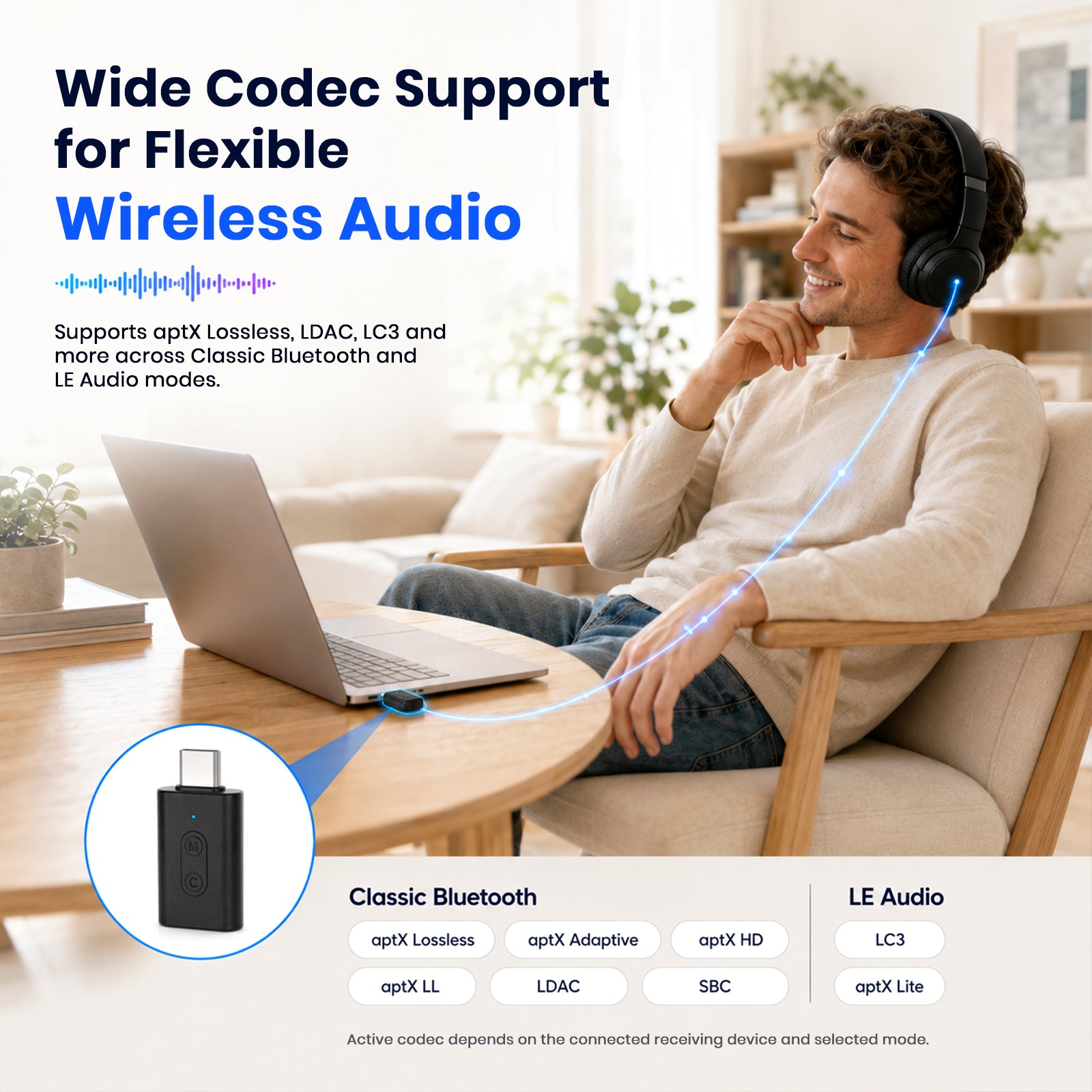 EPPFUN – AK3040 TOPEST Bluetooth 6.0 USB-C Audio Transmitter
