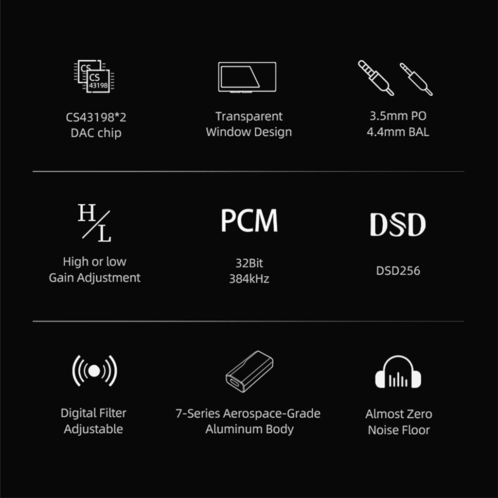 EPZ TP35 Portable DAC & Amp Feature