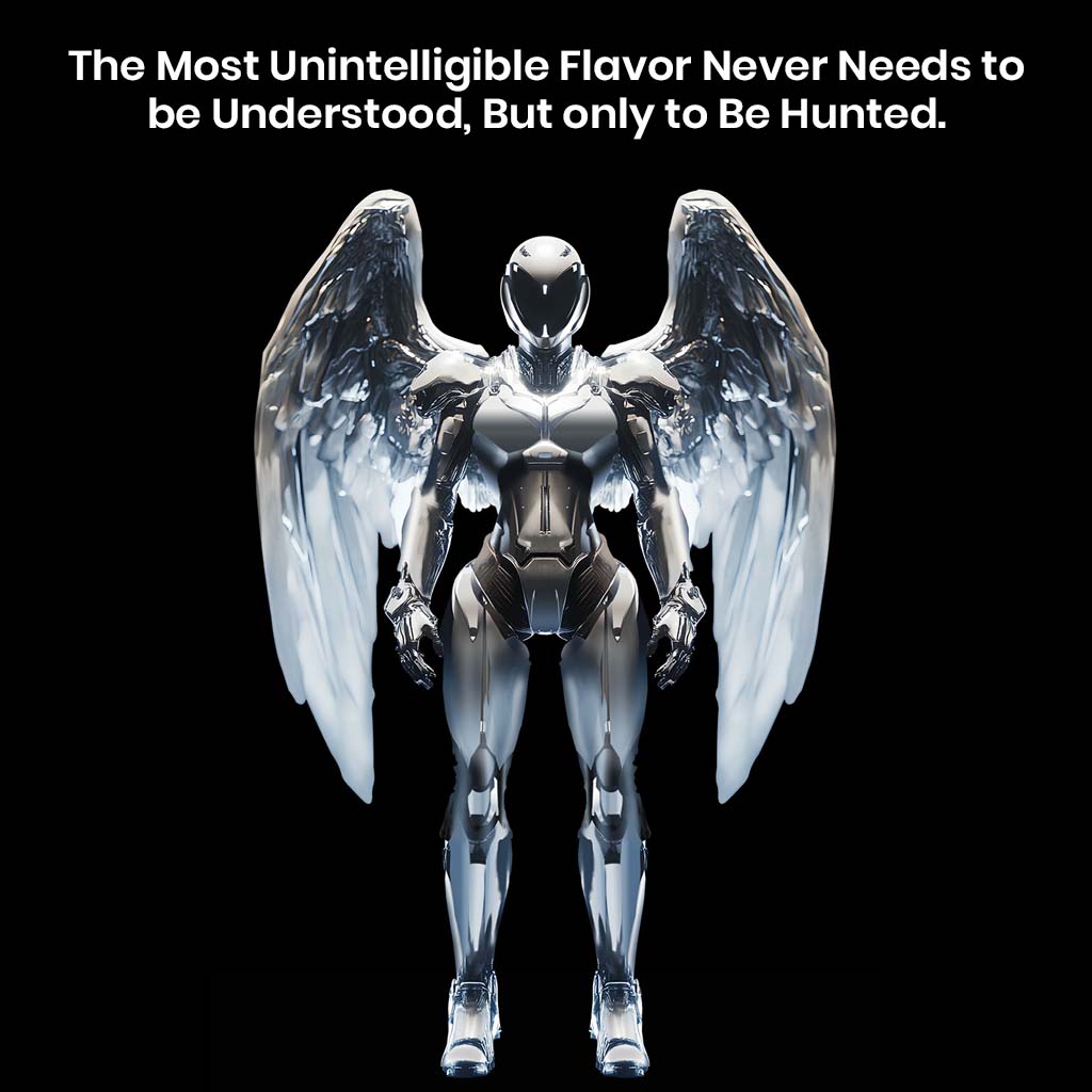 Futuristic humanoid figure symbolizing the bold and artistic design inspiration behind the EarAcoustic VSA-V1 IEM.