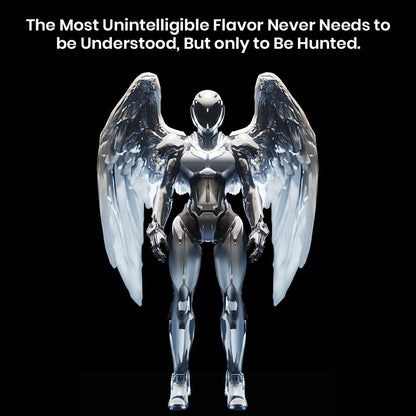 Futuristic humanoid figure symbolizing the bold and artistic design inspiration behind the EarAcoustic VSA-V1 IEM.