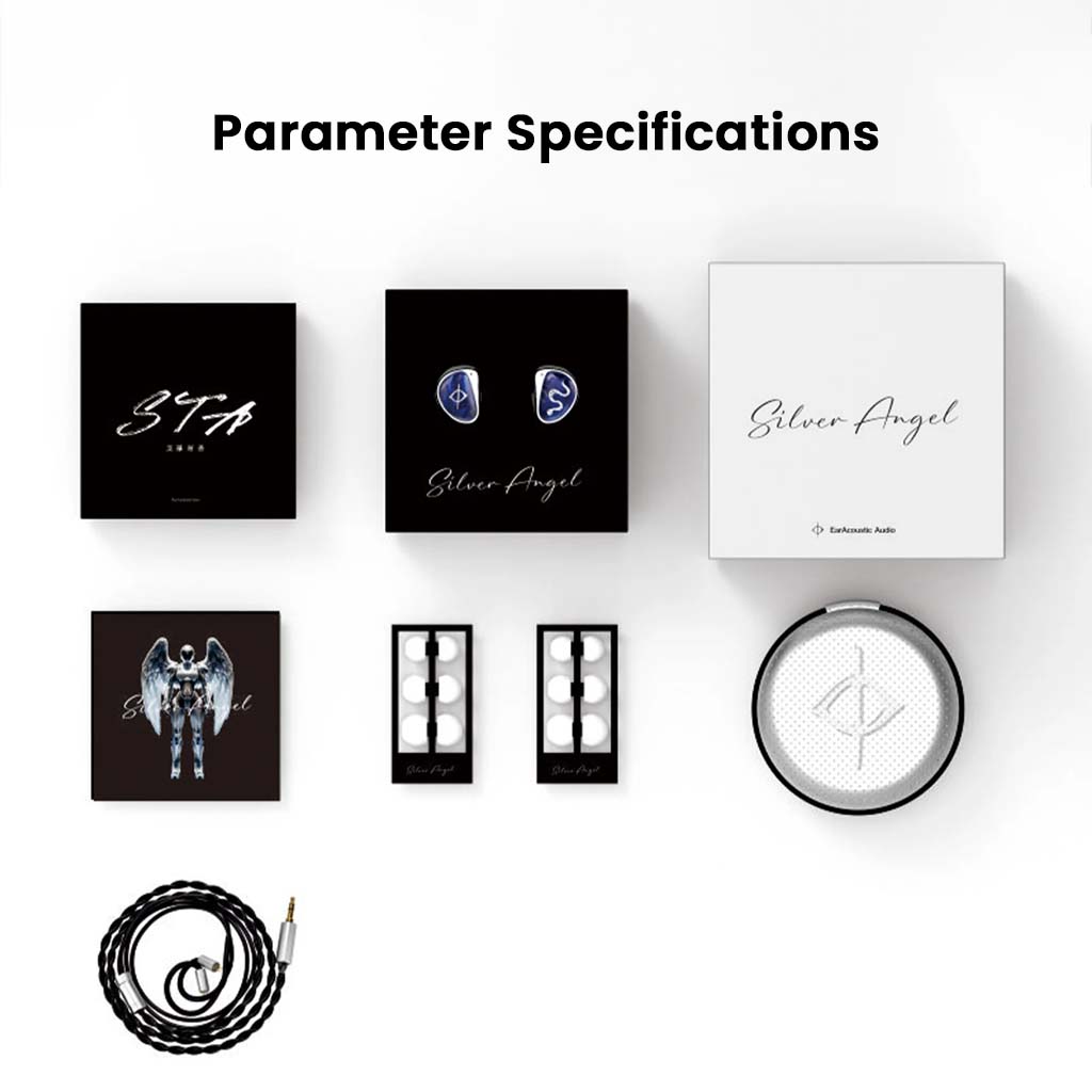 EarAcoustic STA Pro Max comes bundled with a generous set of accessories including a hig grade cable, a premium carrying case and multiple sets of accessories