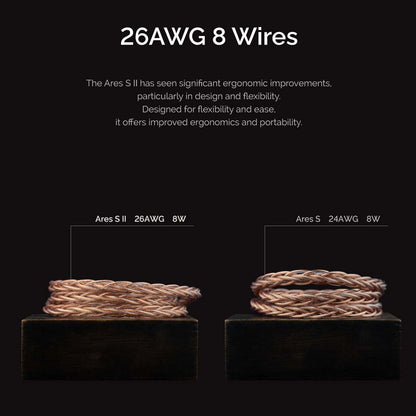 Effect Audio Ares II Upgrade Cable for IEM 26Awg 8 Wires
