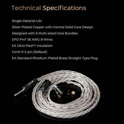 Effect Audio Cadmus II Upgrade Cable For IEM Specifications