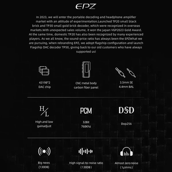 EPZ - TP50 Portable DAC & Amp - 7