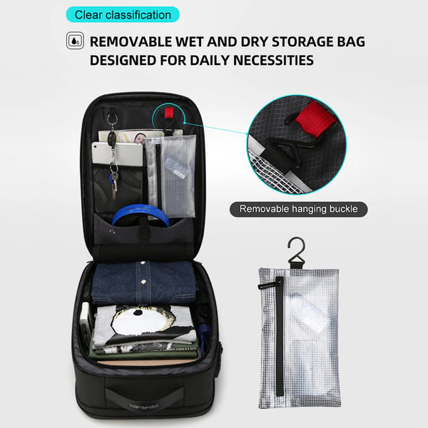 FENRUIEN – 7869 Hardshell Smart Backpack Fit for 17 Inch Laptop - 3