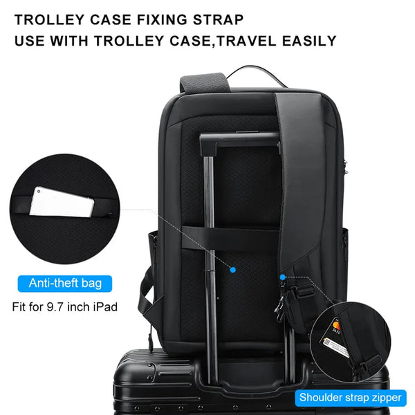 FENRUIEN – 7869 Hardshell Smart Backpack Fit for 17 Inch Laptop - 16