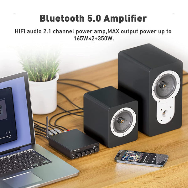 Fosi Audio - BT30D Pro Bluetooth Power Amplifier - 2