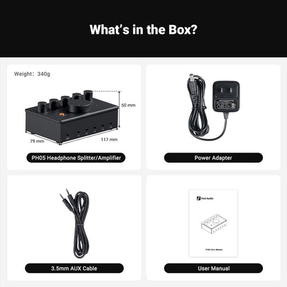 Fosi Audio PH05 Amplification what In the box?