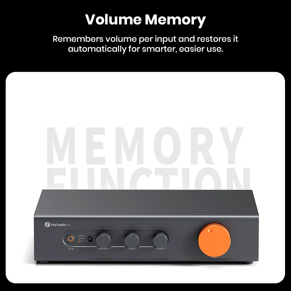 Fosi Audio ZP3 – Balanced Preamp | Flexible Sound Control