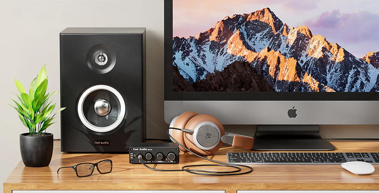 Fosi Audio Q4 Mini Stereo Gaming DAC & Amp | Concept Kart