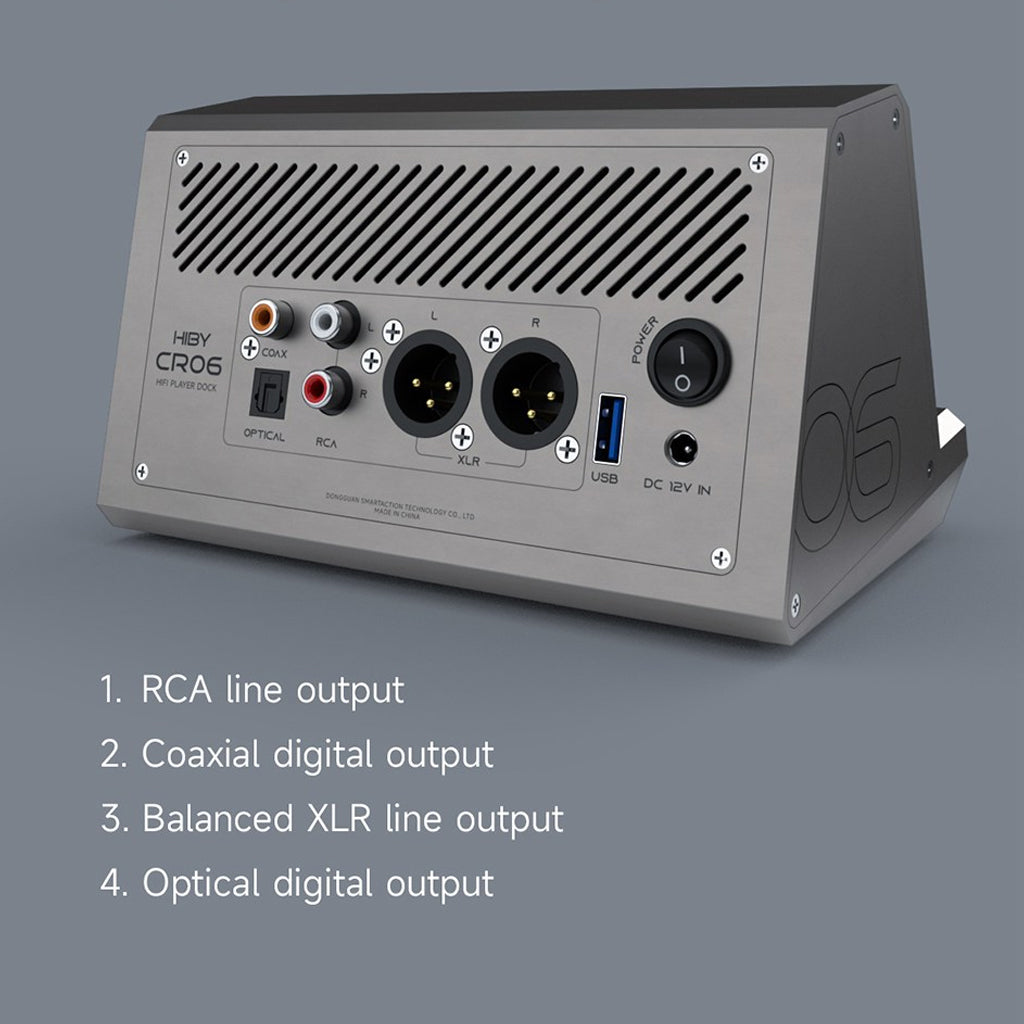 HiBy CR06 HiFi Digital Audio Player Dock – Concept Kart