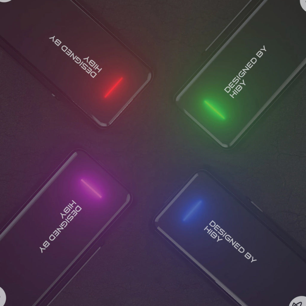 HiBy FC5 USB DAC Headphone Amplifier Black RGB Light