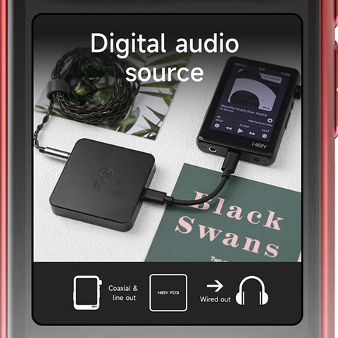 Étui Protection Pour Lecteur MP3 HiBy R3 II – Coque Portable, Anti-chocs, Poche Carte Mémoire, Noir