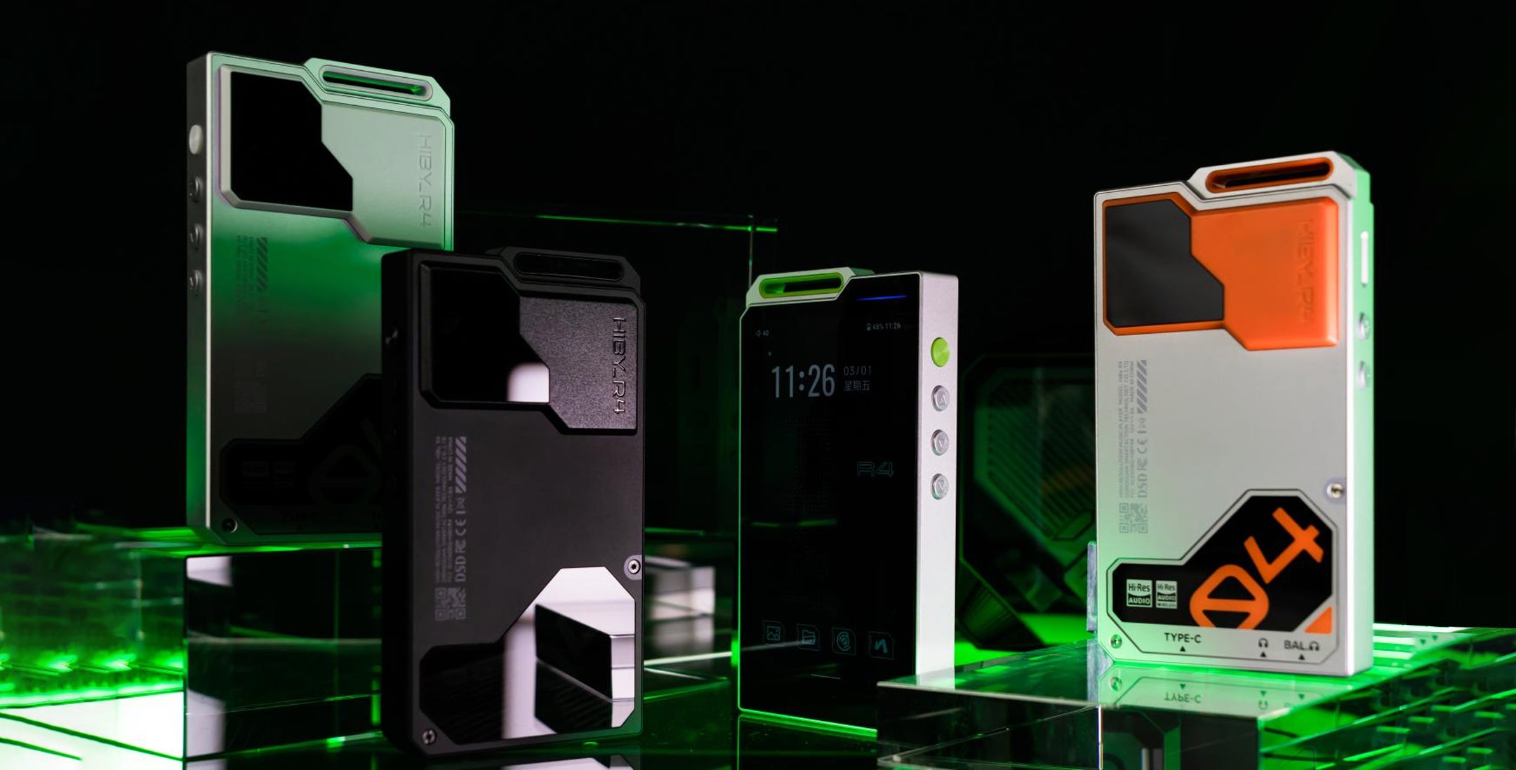 HiBy R4 Portable DAP with Four ES9018C2M DAC | Concept Kart