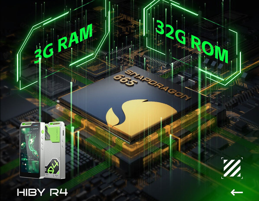 HiBy R4 Portable DAP with Four ES9018C2M DAC | Concept Kart