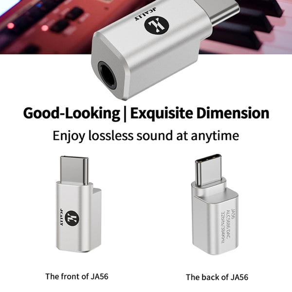 JCALLY - JA56 Type C Male to 3.5mm Female Audio Adapter - 9