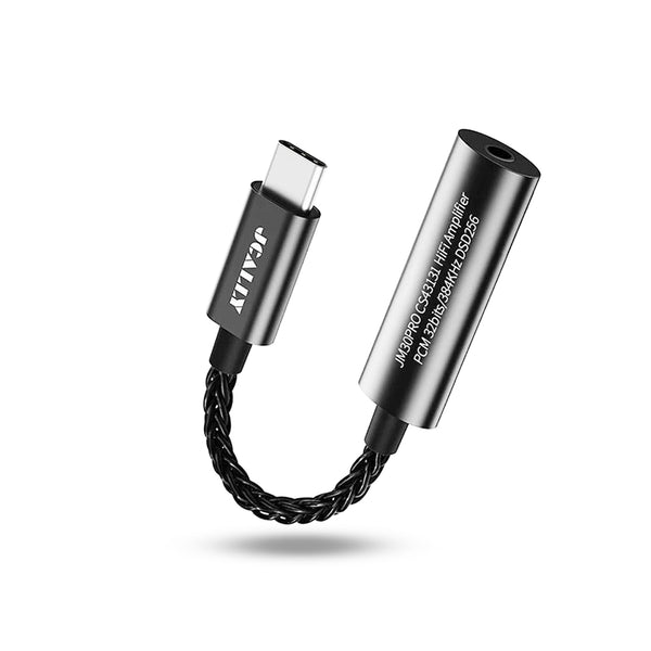 JCALLY – JM30 PRO Type C Male to 3.5mm Female Portable DAC Dongle - 1