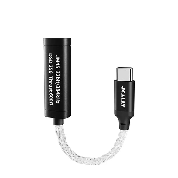 JCALLY - JM45 Type C Male to 3.5mm Female Portable DAC Dongle - 1