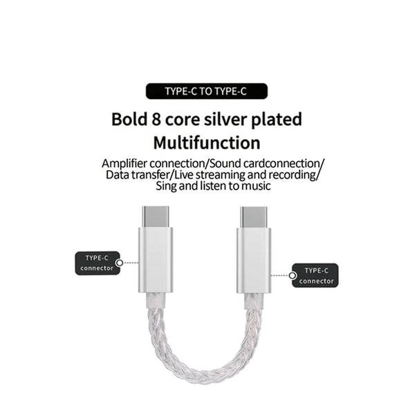 JCALLY  - OT4 Type C to Type C/Lighting Multifunctional Cable - 3