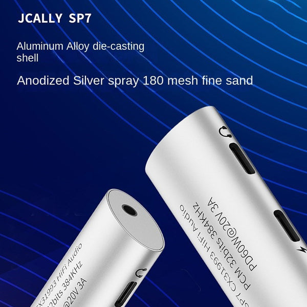 JCALLY - SP7 3 in 1 Portable DAC Dongle - 10