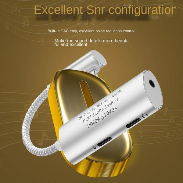 JCALLY - SP7 3 in 1 Portable DAC Dongle - 4