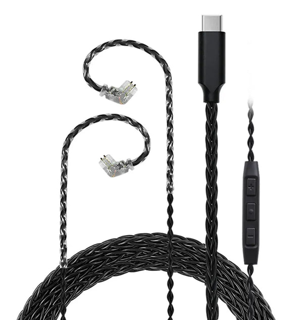 JCALLY - TC08 Pro Upgrade Cable for IEM with Mic - 14