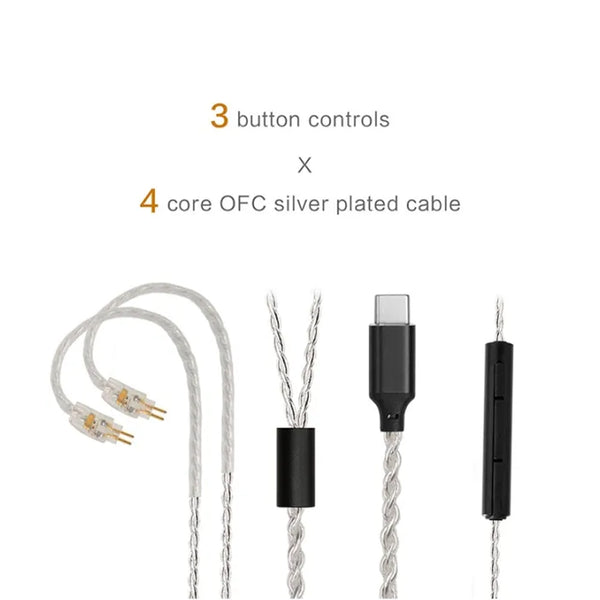 JCALLY - TC4 Upgrade Cable for IEM - 2