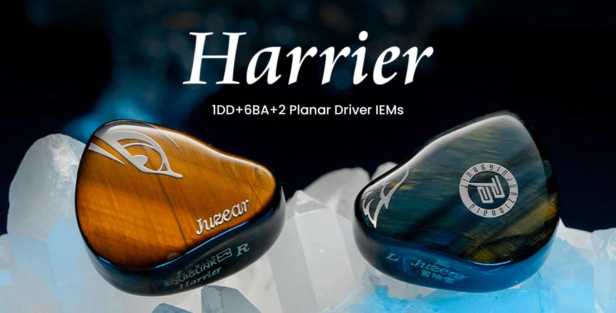 Concept kart juzear harrier 1dd 6ba 2 micro planar driver iem 3  2