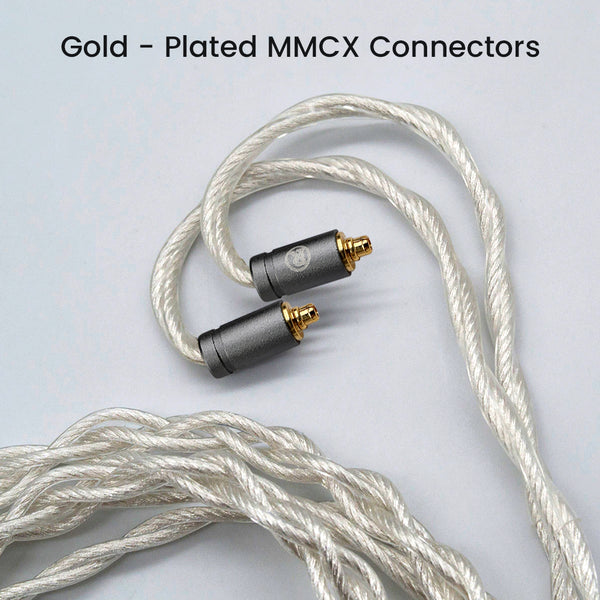 JUZEAR - Limpid OFC Silver Plated Upgrade Cable for IEM - 11