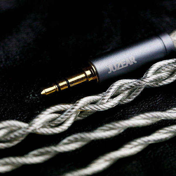 JUZEAR - Limpid OFC Silver Plated Upgrade Cable for IEM - 8