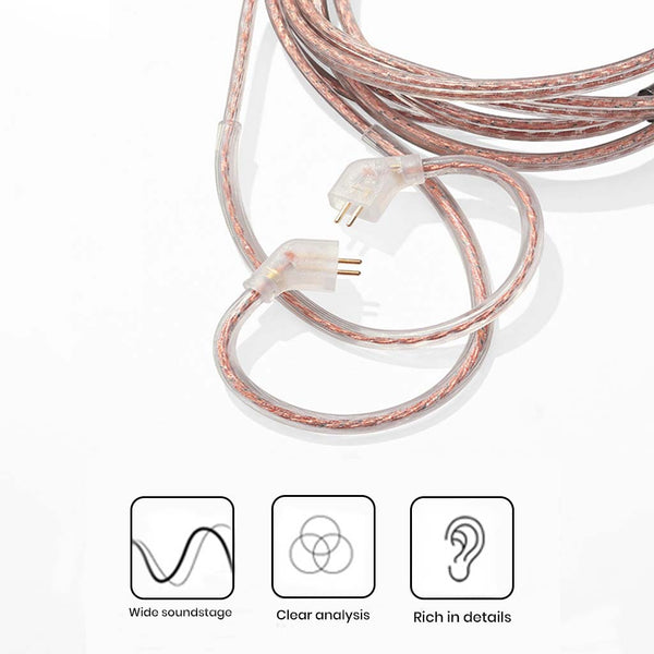 JCALLY - PJ2 Upgrade Cable for IEM With Mic - 3