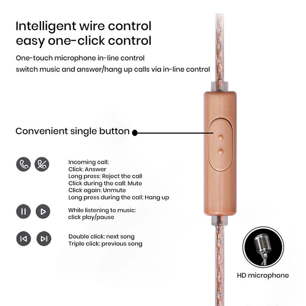 JCALLY - PJ2 Upgrade Cable for IEM With Mic - 7