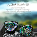 JUZEAR - Butterfly 61T Hybrid Driver IEM - 2