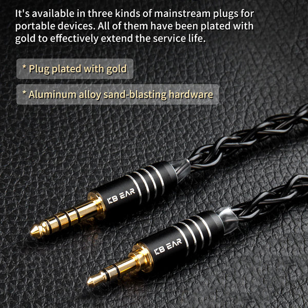 KBEAR - 4 Core Upgraded Cable for IEM - 5