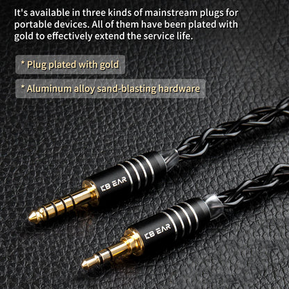 KBEAR - 4 Core Upgraded Cable for IEM