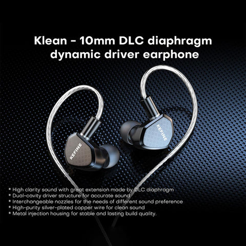 KEFINE KLEAN 10mm DYNAMIC DRIVER IEM