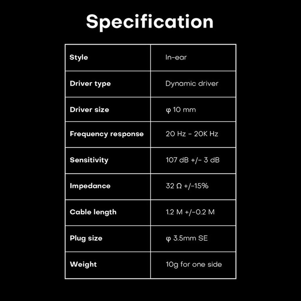 KEFINE KLEAN Specification