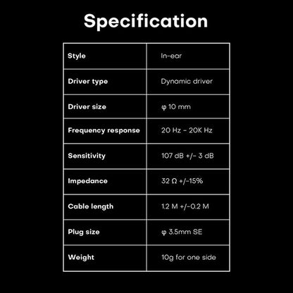 KEFINE KLEAN Specification