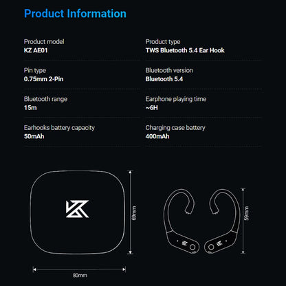 Concept Kart KZAE01 True Wireless Bluetooth Adapter for IEMs Product Information