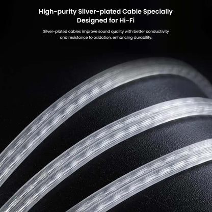 KZ AS24 Pro 24 BA's IEM high-Purity Silver-Plated Cable