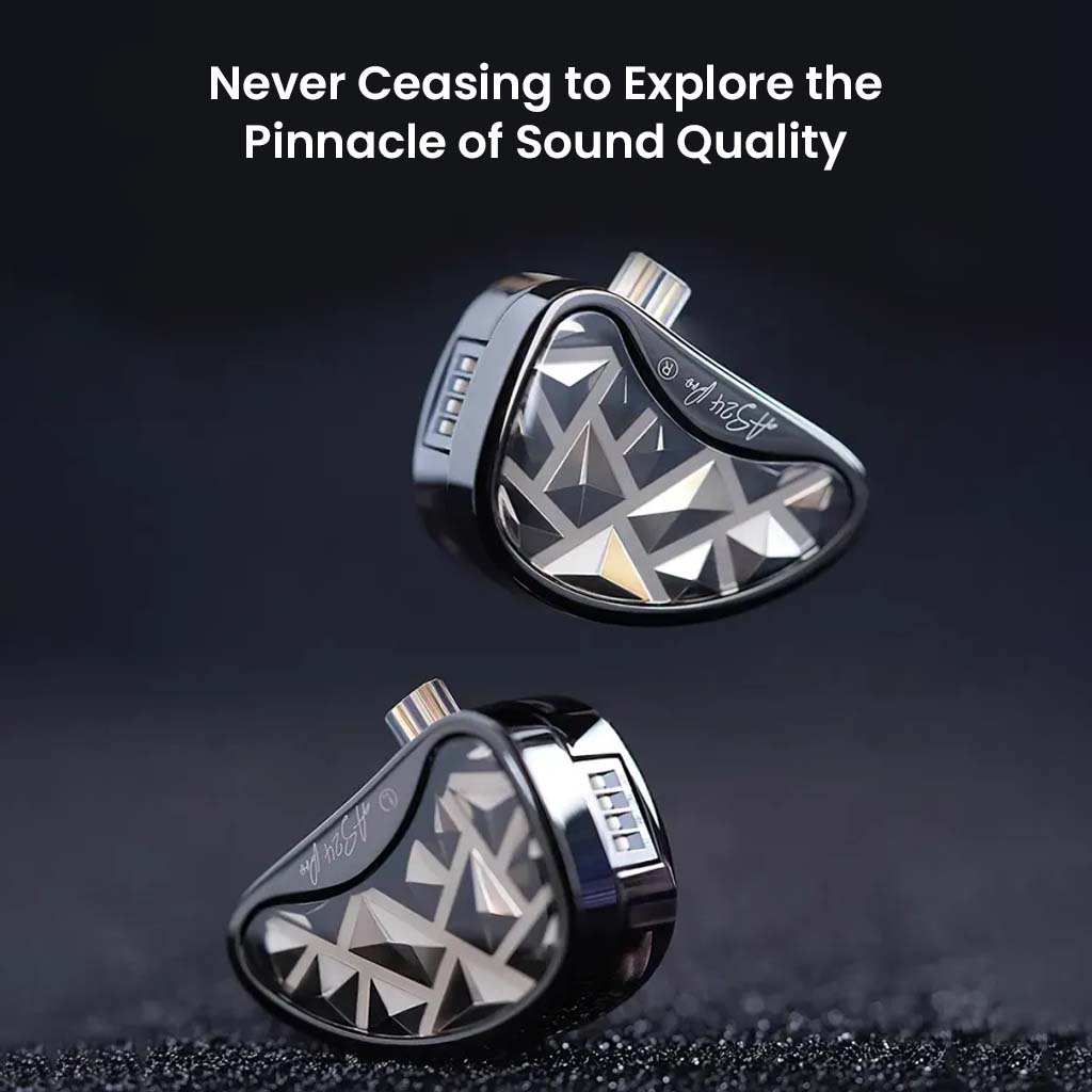 KZ AS24 Pro 24 BA's IEM Black 