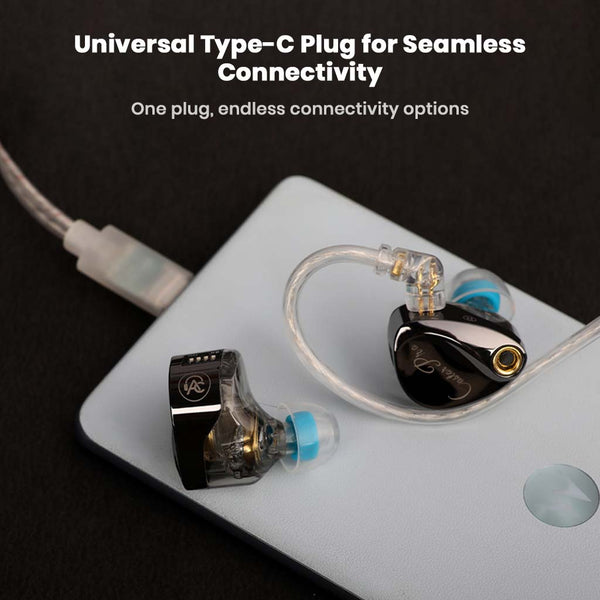 AUDIOCULAR x KZ Castor Pro x – 10mm Dual Dynamic Driver IEM - 14