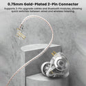 KZ - EDX Pro IEM with Dual Cable (3.5mm + Type C) with Mic - 6