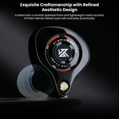 KZ Eldar IEMs with high-quality microphone and intuitive control buttons for seamless user experience