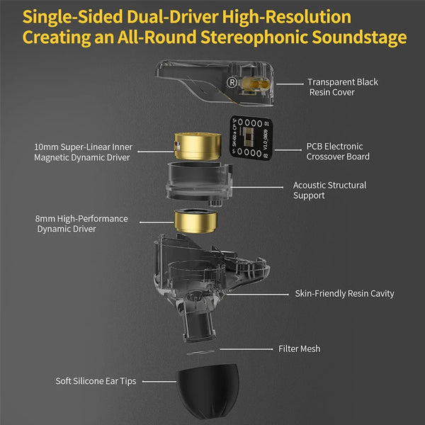 KZ - Merga Dual Dynamic Driver IEM - 2