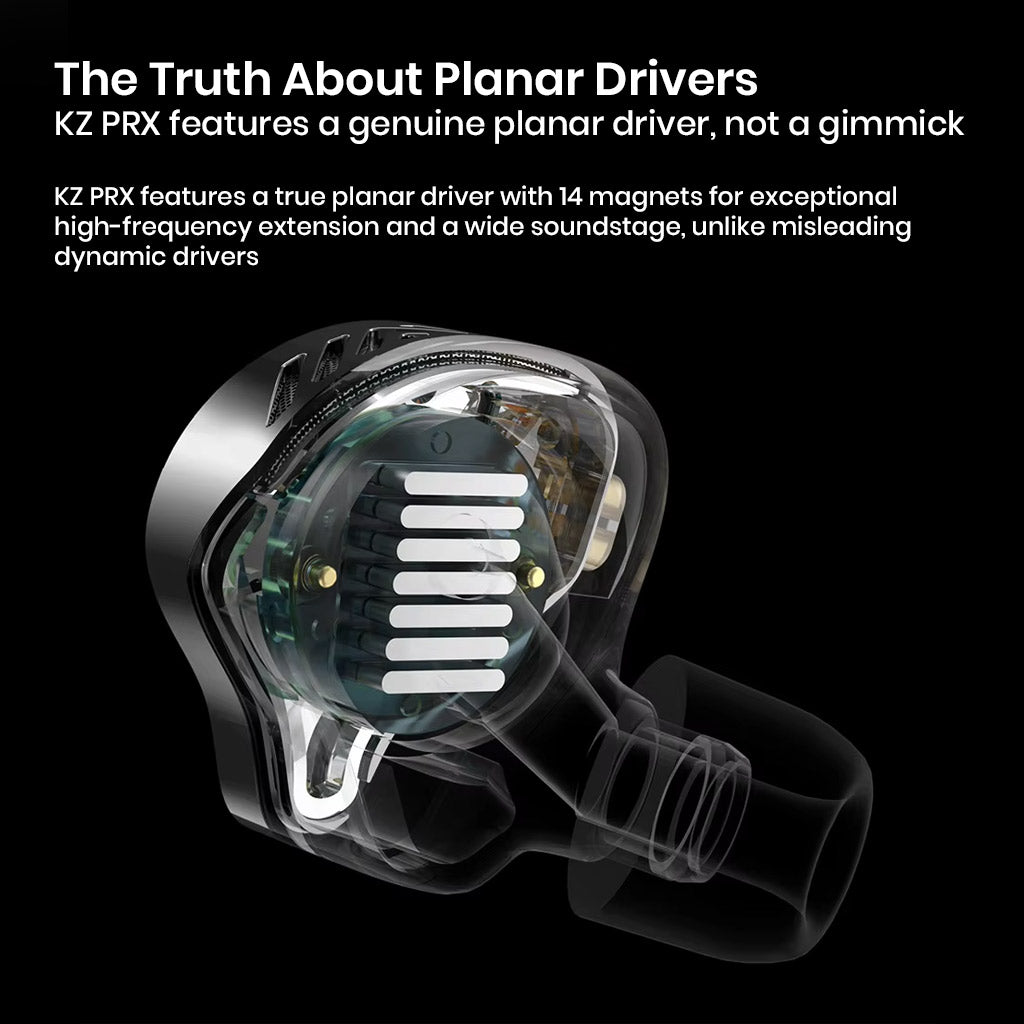 KZ PRX Planar Magnetic Driver IEM Planar Driver