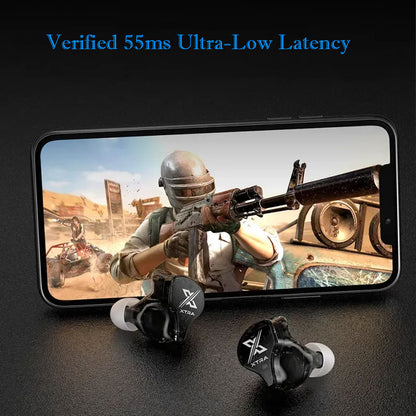 Concept Kart KZ XRTA TWS Earbuds Black Ultra Low Latency 