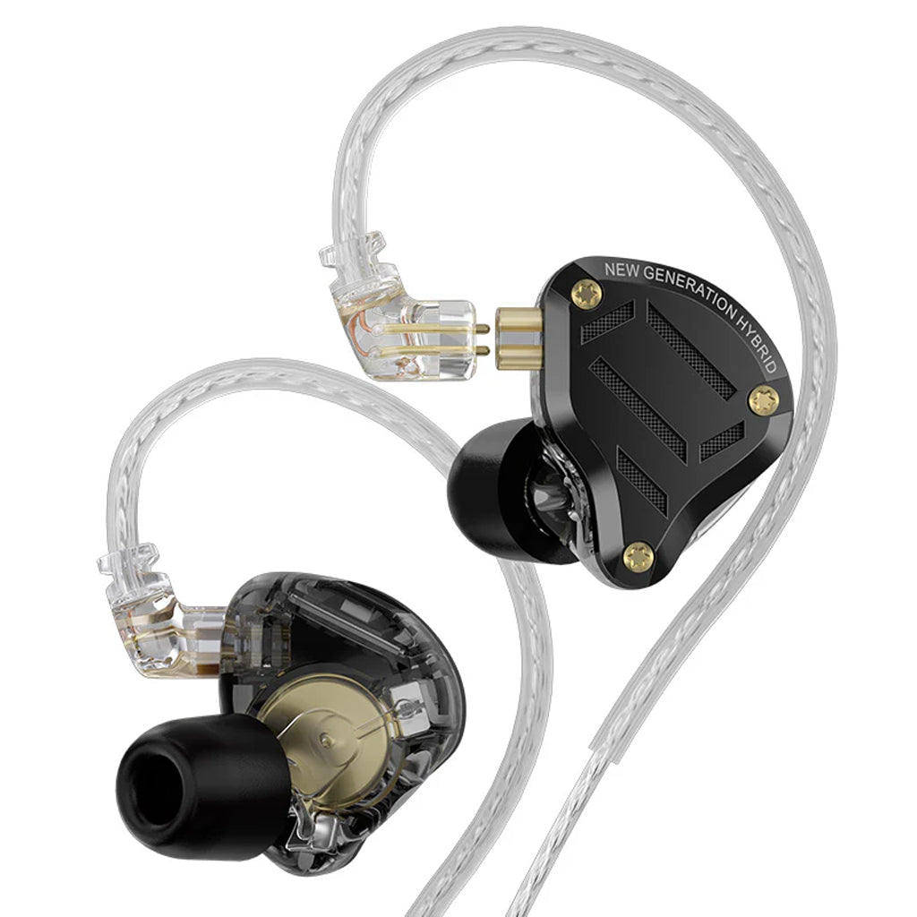 thumbnail image 2 of KZ ZS10 Pro 2 USB C Headphones Gaming In Ear Headphones Hybrid 4BA 1DD Driver With Dual Microphone, Deep Bass Comfort-Fit Wired Earbuds For Mobile Gaming – Built-in DSP Sound Card With 4 2 of 10